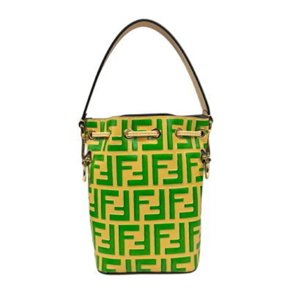 Fendi Leather Shoulder Bag Beige Montresor - Picture 3 of 8